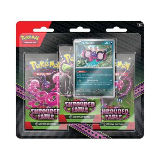 Pokemon - Scarlet & Violet - Shrouded Fable - 3-pack Blister