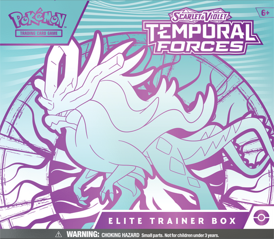 Pokemon - Scarlet & Violet - Temporal Forces - Elite Trainer Box - Random Art