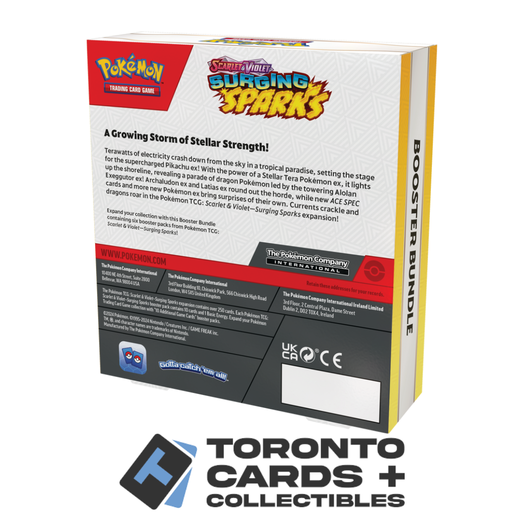 Pokémon TCG: Scarlet & Violet- Surging Sparks - Booster Bundle (6 Packs) (Preorder)