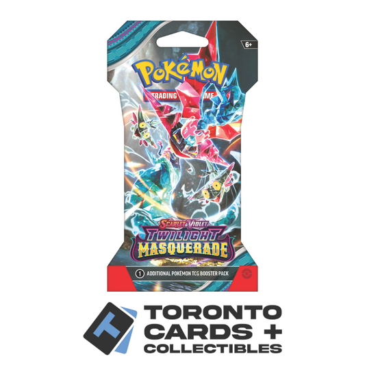 Pokémon TCG: Scarlet & Violet: Twilight Masquerade Sleeved Booster Pack (10 Cards) - Random Art