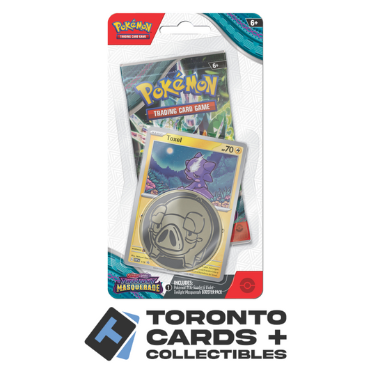 Pokémon TCG: Scarlet & Violet Twilight Masquerade Sleeved Checklane Booster Pack (10 Cards) - Random Art