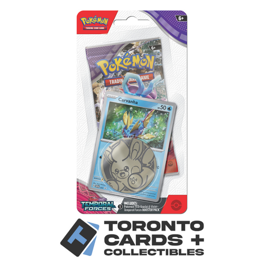 Pokémon TCG: Scarlet & Violet-Temporal Forces Sleeved Checklane (10 Cards) - Random Art