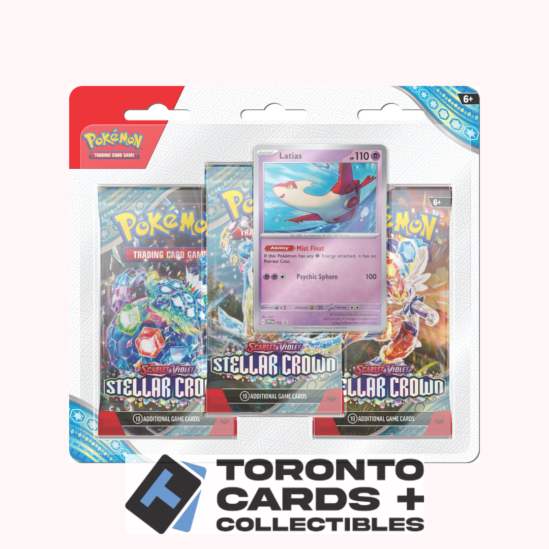 Pokemon - Scarlet & Violet - Stellar Crown - 3-pack Blister - Random Art