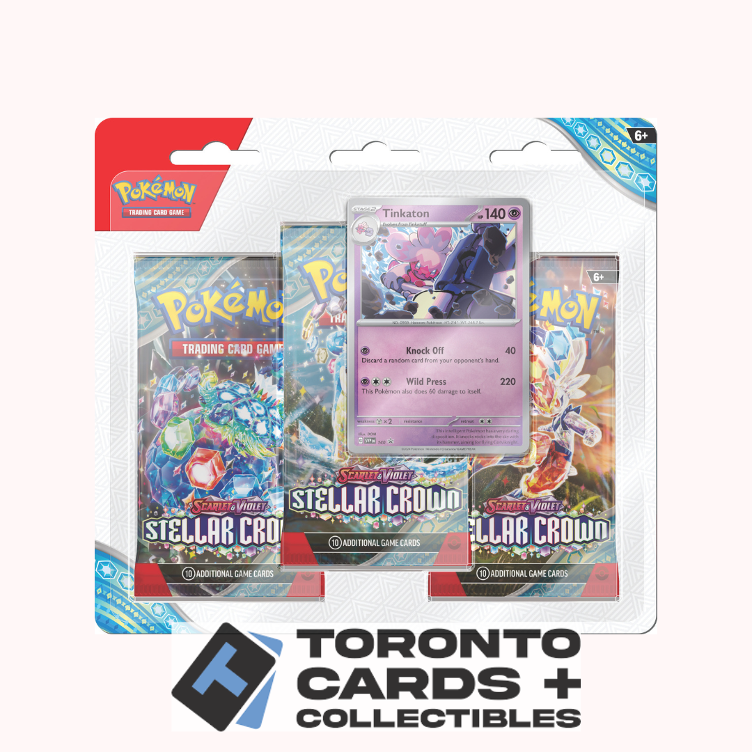 Pokemon - Scarlet & Violet - Stellar Crown - 3-pack Blister - Random Art