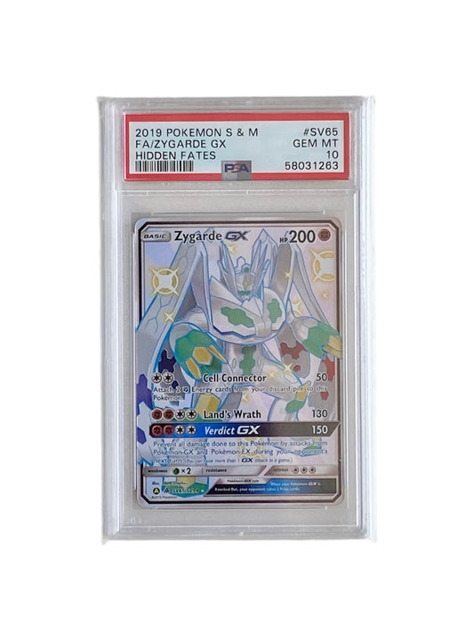 PSA 10 Zygarde GX Hidden Fates