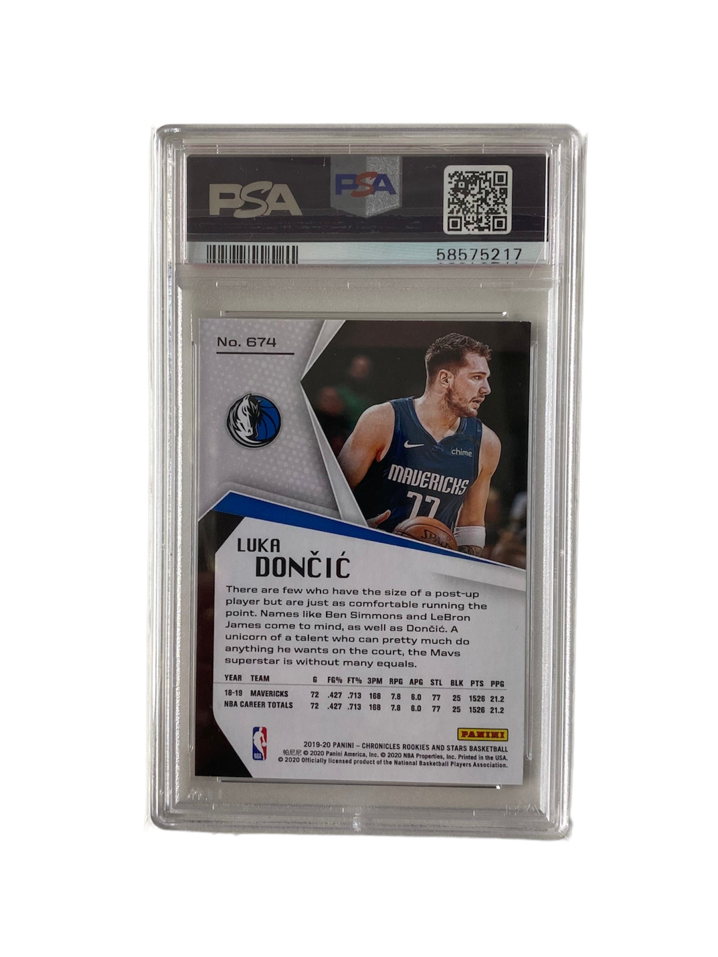 PSA 9 Luka Doncic