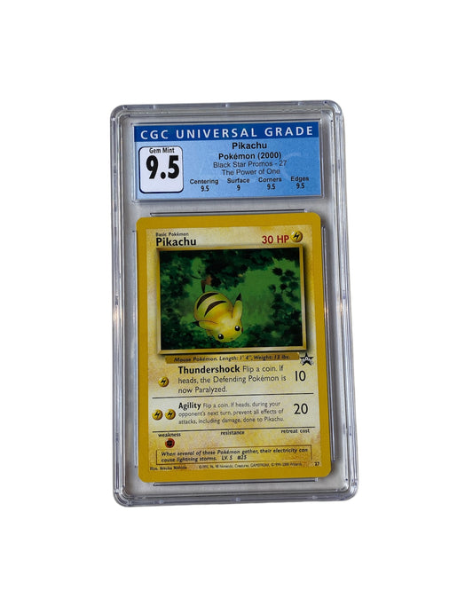 CGC 9.5 Pikachu Black Star Promos