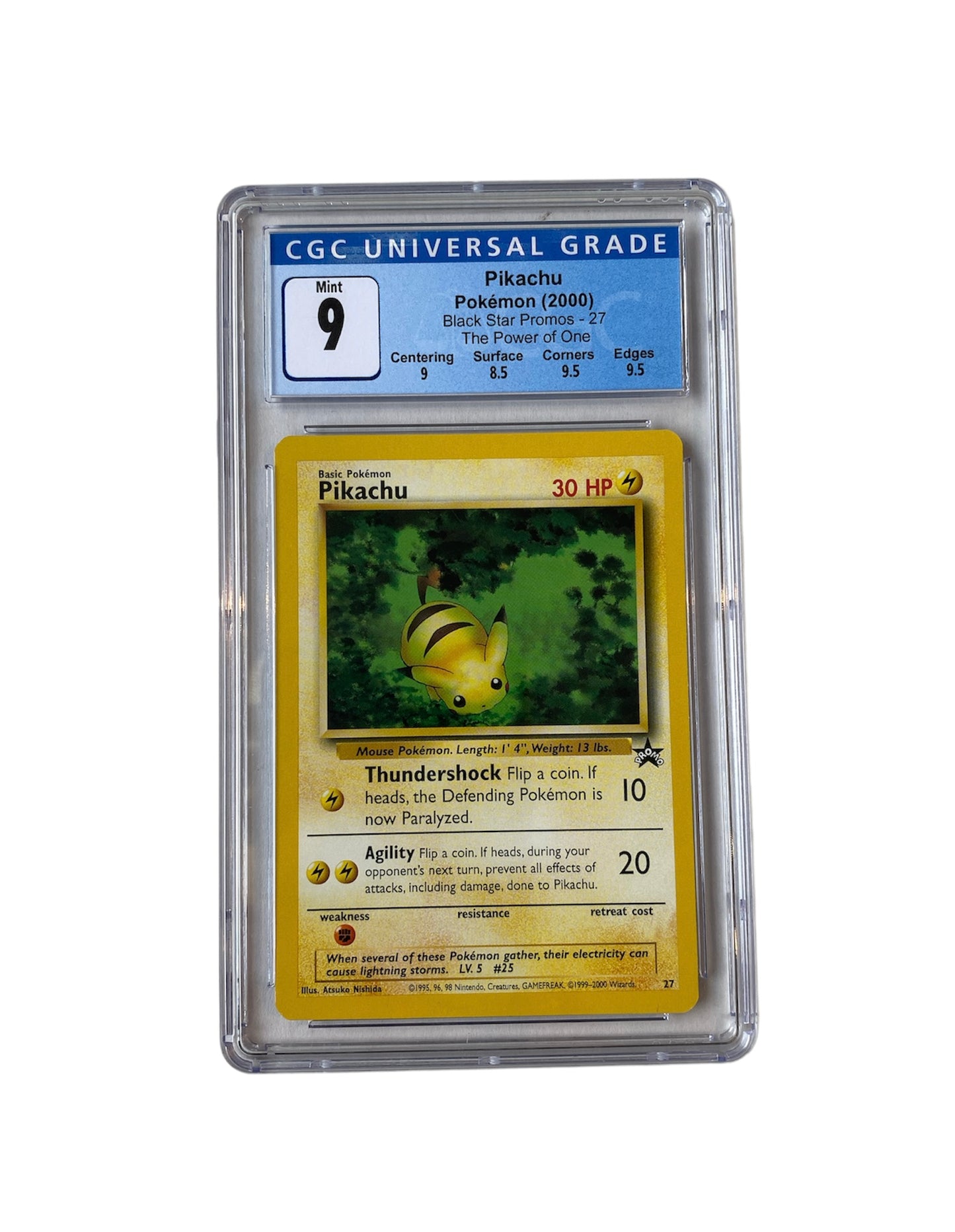 CGC 9 Pikachu Black Star Promos