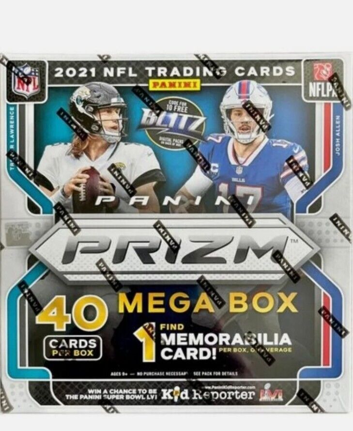 Sealed 2021 Prizm NFL Mega online Box