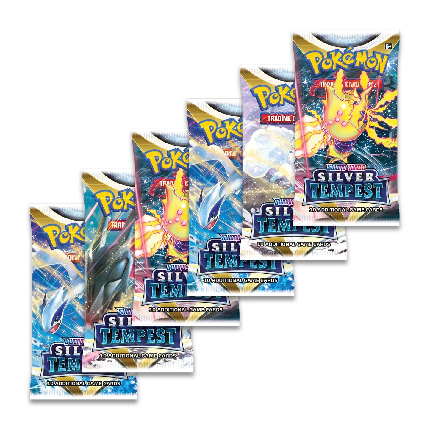 Pokémon TCG: Sword & Shield-Silver Tempest Booster Bundle (6 Packs)