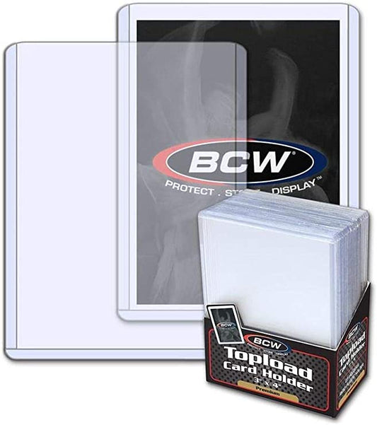 BCW 3 x 4 Toploader Card Holder, Premium