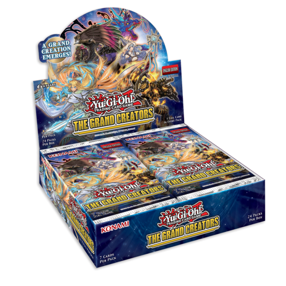 YUGIOH - THE GRAND CREATORS BOOSTER BOX 1ST EDITION